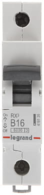 Legrand RX3 wyłącznik nadprądowy 1P B16A 6kA AC S301 02